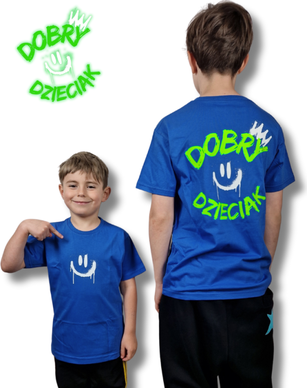 T-SHIRT DOBRY DZIECIAK SMILE - CHABER