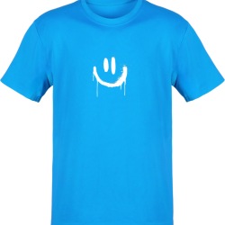 T-SHIRT DOBRY DZIECIAK SMILE - TURKUS