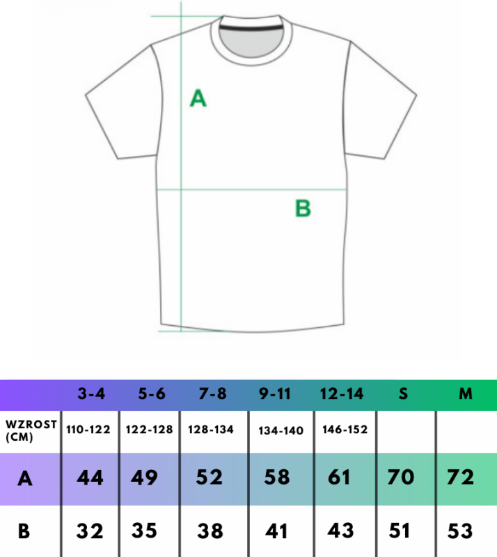 T-SHIRT DOBRY DZIECIAK SMILE - CZARNO/NIEBIESKI