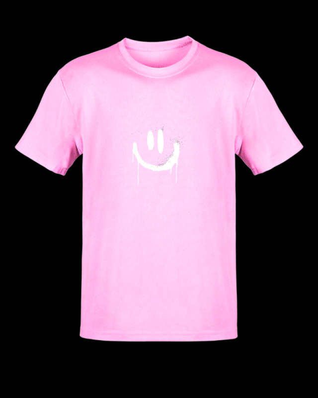 T-SHIRT DOBRY DZIECIAK SMILE - JASNY RÓŻ