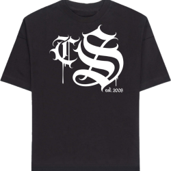 T-SHIRT CIEMNA STREFA CHICANO GOTYK / CZARNY