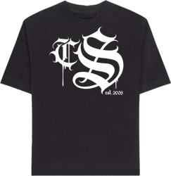 T-SHIRT CIEMNA STREFA CHICANO GOTYK / CZARNY