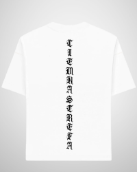 T-SHIRT CIEMNA STREFA CHICANO GOTYK / BIAŁY