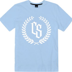 T-SHIRT CIEMNA STREFA LAUR / BABY BLUE