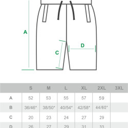 SZORTY MĘSKIE DRES // CZARNE / BIAŁY CS LAUR