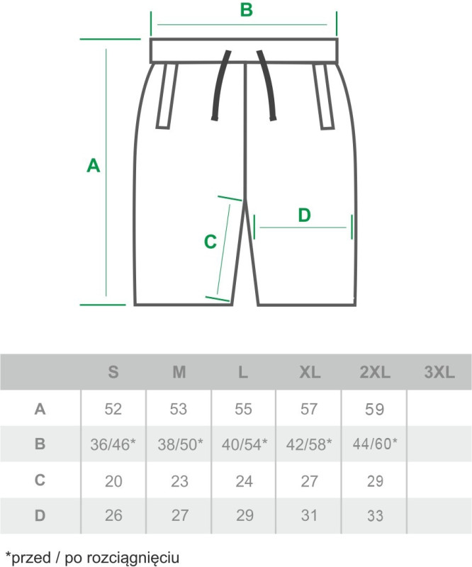 SZORTY MĘSKIE DRES // CZARNE / BIAŁY CS LAUR