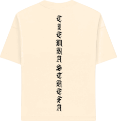 T-SHIRT CIEMNA STREFA CHICANO GOTYK / JANY BEŻ