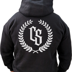 BLUZA KANGUR OVERSIZE CZARNY/BIAŁY LAUR