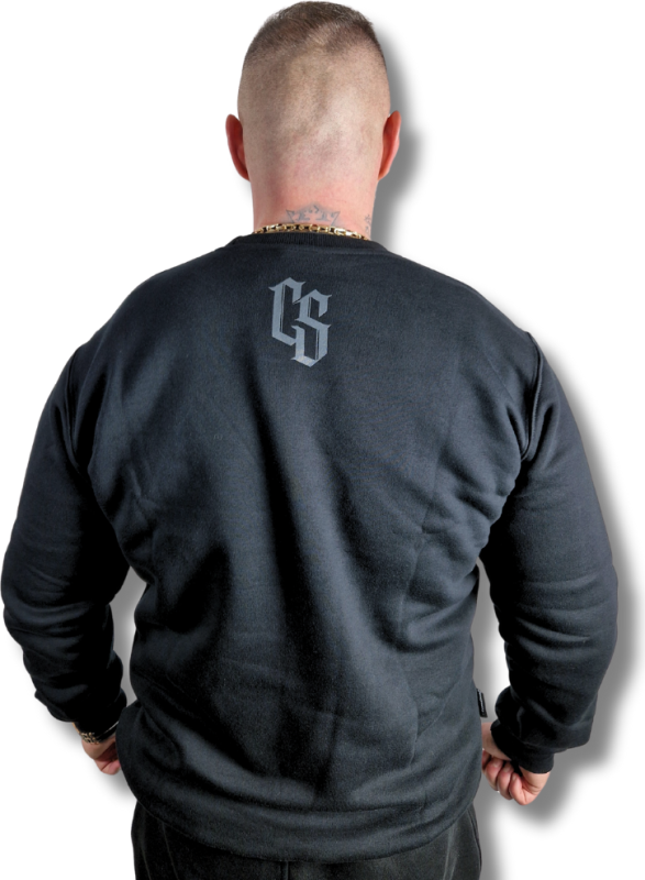 BLUZA KLASYK CIEMNA STREFA / GOTYK GRAFFITI SZARY