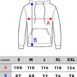 BLUZA KLASYK CIEMNA STREFA SZACUNEK