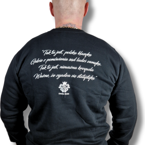 BLUZA KLASYK CIEMNA STREFA STATYSTYKA