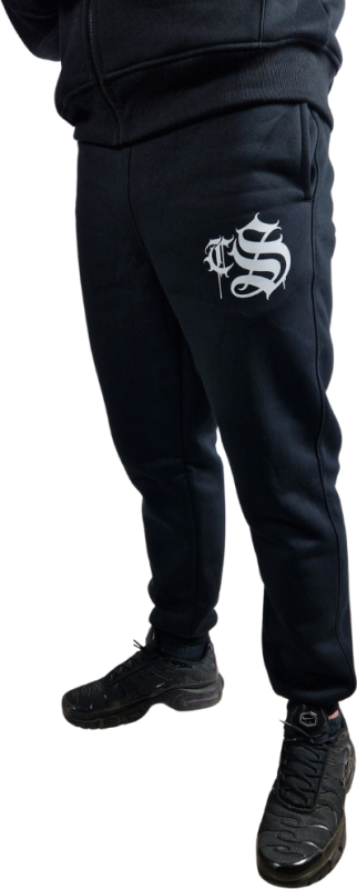 SPODNIE DRES CHICANO GOTYK CZARNY / BIAŁY