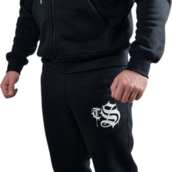 SPODNIE DRES CHICANO GOTYK CZARNY / BIAŁY