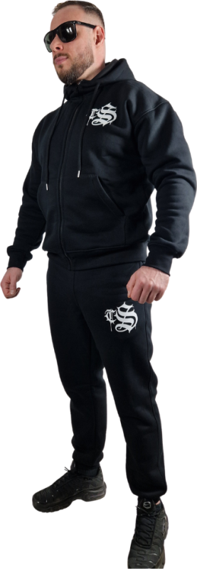 SPODNIE DRES CHICANO GOTYK CZARNY / BIAŁY