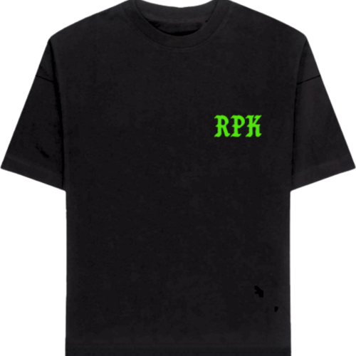 T-SHIRT CIEMNA STREFA CZARNY /RPK CZACHA GREEN