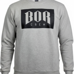 BLUZA KLASYK BOR SZARY/ CZARNY