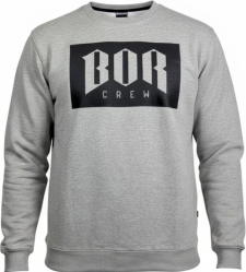 BLUZA KLASYK BOR SZARY/ CZARNY