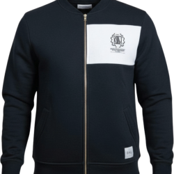 BLUZA ZIP DIIL GANG CZARNO/BIAŁA