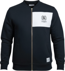 BLUZA ZIP DIIL GANG CZARNO/BIAŁA