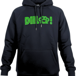 BLUZA KANGUR DILL GANG KASTET CZARNO/ZIELONA
