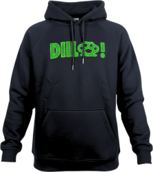 BLUZA KANGUR DILL GANG KASTET CZARNO/ZIELONA