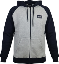 BLUZA ROZPINANA BOR SZARO/CZARNA