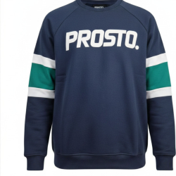 BLUZA KLASYK PROSTO GRANATOWO/ZIELONA