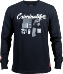 LONGSLEEVE STREET AUTONOMY CZARNY CRIMINAL LIFE