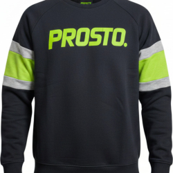 BLUZA KLASYK PROSTO CZARNA/ NEON
