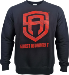 BLUZA KLASYK STREET AUTONOMY CZARNO/CZERWONA PASS