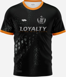 FOOTBALL JERSEY BLACK/ORANGE
