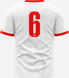 FOOTBALL JERSEY WHITE/RED